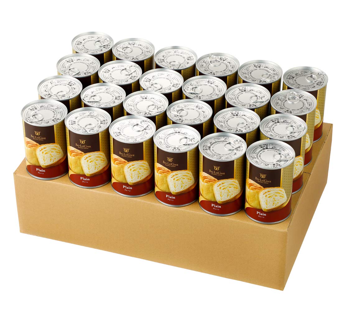 Amazon | ボローニャ 缶deボローニャ2個入り(プレーン)×24個
